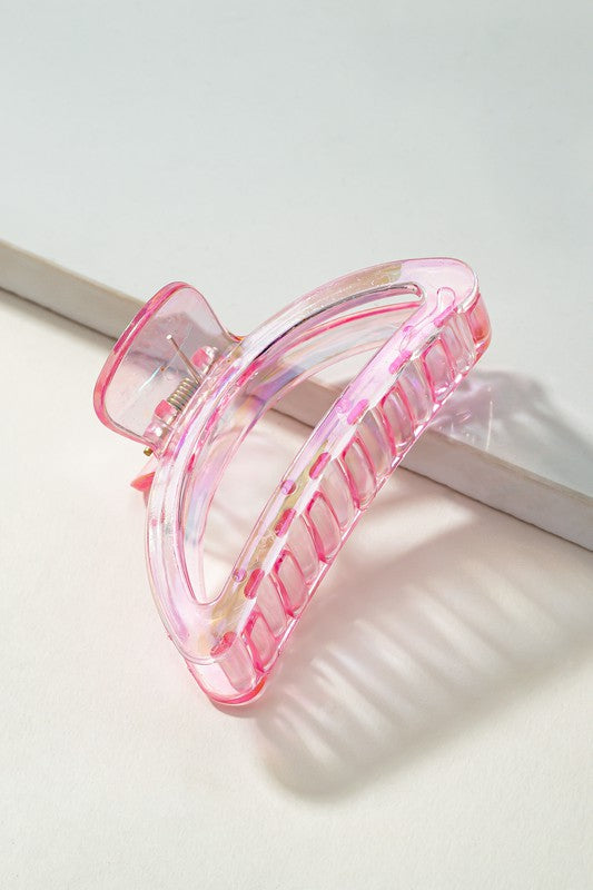 Iridescent Hair Claw Clip