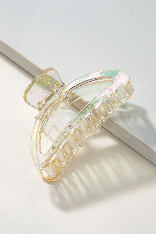 Iridescent Hair Claw Clip