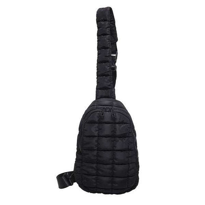 Quilted Crossbody Puffer Sling Bag