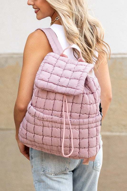 Quilted Puffer Backpack