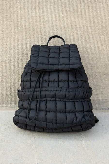 Quilted Puffer Backpack