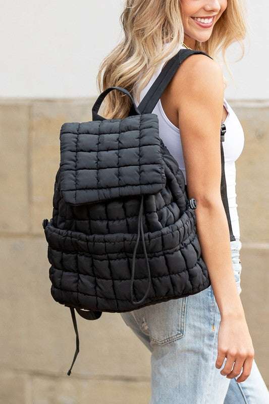 Quilted Puffer Backpack