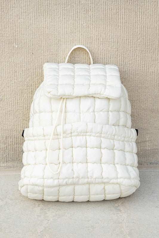 Quilted Puffer Backpack