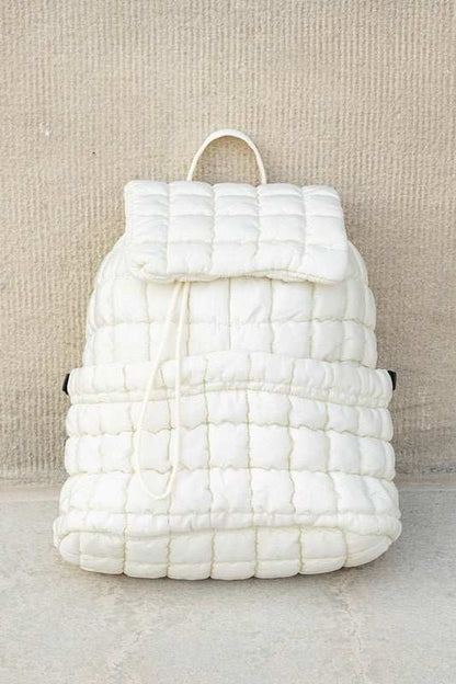 Quilted Puffer Backpack