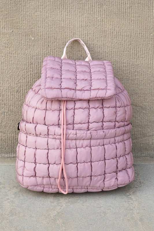 Quilted Puffer Backpack