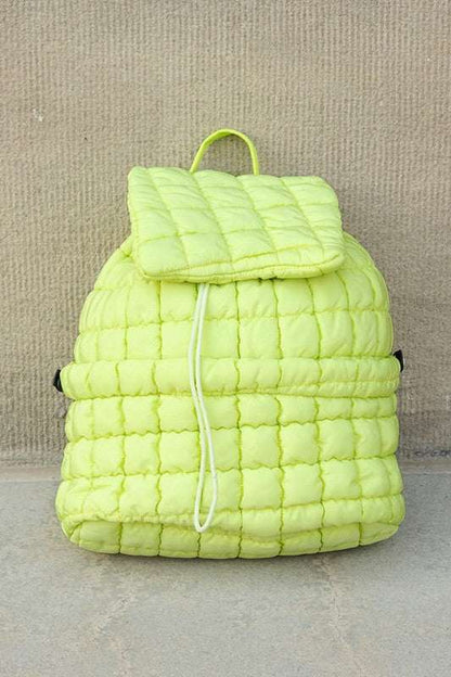 Quilted Puffer Backpack