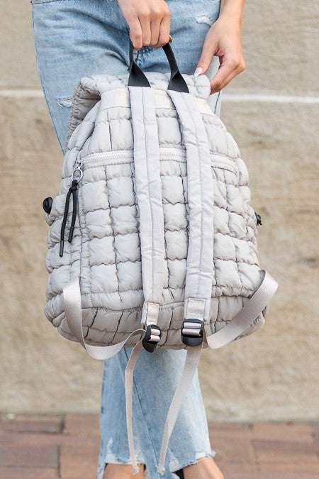 Quilted Puffer Backpack