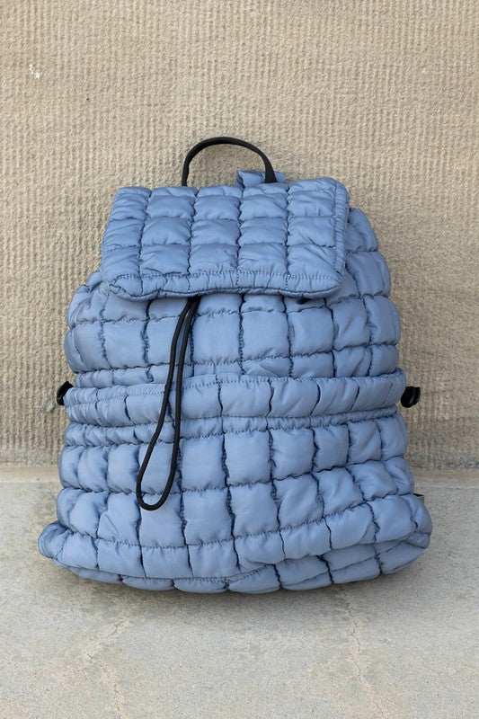 Quilted Puffer Backpack