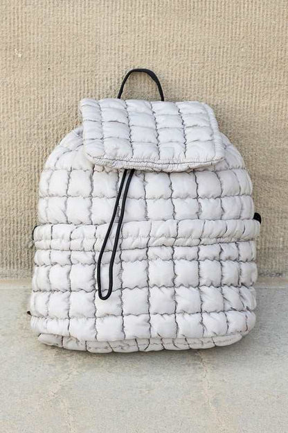 Quilted Puffer Backpack