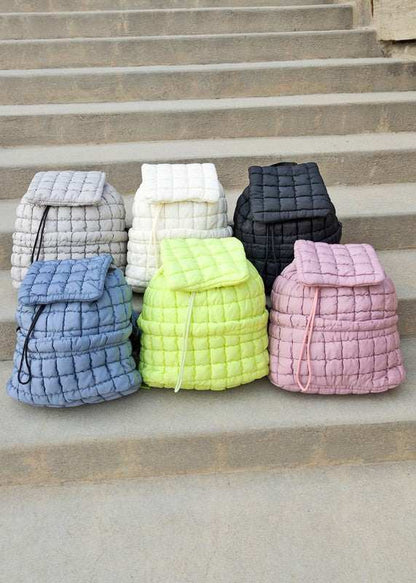 Quilted Puffer Backpack