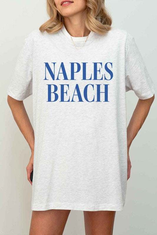 Naples Beach Oversized Graphic Tee